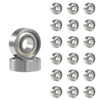 20 Pcs 694ZZ Ball Bearing Double Shielded 694-2Z 1080094 4mm x 11mm x 4mm Dual Sided Deep Groove High Carbon Steel Bearings