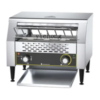 ZC Electric Conveyor Toaster Commercial Crawler Toaster Baking Machine Square Bread Cutting Machine