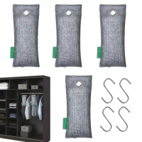 Activated Carbon Deodorizer Odor Absorber Air Purifying Bag Porous Design Odor Eliminator For Bedroom Wardrobe Shoe Cabinet
