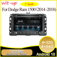 Android 10 car smart system car screen car video players CarPlay for 2 Din Dodge RAM 1500 2014-2018