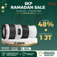 BKP Canon EF 70-200mm f4 L IS II USM Lensa Kamera Black