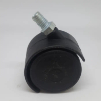 Castor Roda Divan Sorong Springbed, Dipasang 2PCS, Diputar di Drat Ringplat Bawaannya