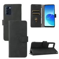For OPPO Reno 6Z 5G Luxury Flip Skin Texture PU Leather Card Slots Wallet Stand Case For OPPO Reno 6Z 5G 6 Z Phone Bag