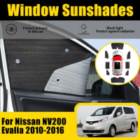 Car Full Covers Sun Visor For Nissan NV200 Evalia Accessories Vanette 2010~2016 2015 Car Window Visor Sunshade Cover Accessories