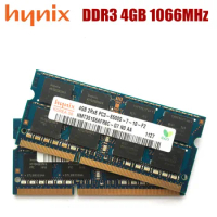 Hynix chipset 4GB 2GB 1GB 8500S PC3 DDR3 1066Mhz 2gb Laptop Memory Notebook Module SODIMM RAM