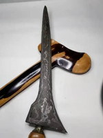 Keris Sepuh Brojol Pamor wengkon Isen Gonjo Iras Warangka Gayaman Kayu Timoho | Keris Utuh