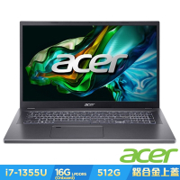 Acer 宏碁 Aspire 5 A517-58M-7661 17.3吋筆電(i7-1355U/16GB/512GB/Win11)