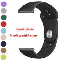 Sports Silicone 20mm 22mm Watch Strap For Garmin Venu 3 Band Forerunner 265 255 Music Vivoactive 4 For Garmin Venu Sq 2 Bracelet