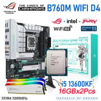 Intel B760 ASUS TX GAMING B760M WIFI D4 LGA 1700 USB 3.2 Gen 2.5GbE Motherboard Support Intel Core 12th 13th Gen Processors Kit
