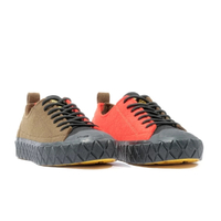 PALLADIUM ACE LO MERINO 毛氈復古 低筒鞋 軍綠橘 男女款 穿搭 帆布鞋 休閒鞋 穿搭 74322335