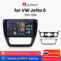 Junsun V1 AI Voice Wireless CarPlay Android Auto Radio for VW Volkswagen Jetta 6 2011-2018 4G Car Multimedia GPS 2din autoradio