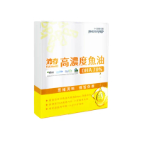 【中化健康生技】沛存高濃度魚油DHA70% 60錠(西班牙Solutex專利魚油/rTG型態吸收快/小膠囊獨立包裝)