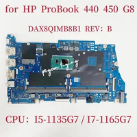 440 G8 Mainboard For HP ProBook 450 G8 Laptop Motherboard CPU:I5-1135G7 SRK05 I7-1165G7 SRK02 UMA DDR4 DAX8QIMB8B1 100% Test Ok