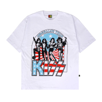 MF BAND T-SHIRT / KISS / AMERICAN TOUR / OVERSIZE