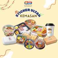 ( ISI 32 Pcs ) Sticker Ulang Tahun Custom / Sticker Nasi Box Bento / Label Ulang Tahun TAHAN AIR , P