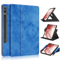 Slim Protective Smart PU Leather Multi Angles 360 Rotating Stand Book Case Cover for Tablet Samsung Galaxy Tab S9 /S9 Plus