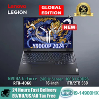 Lenovo Legion Y9000P 2024 E-sports Gaming Laptop Core i9-14900HX RTX 4060 16GB DDR5 1T SSD 16 inch 2.5K 240Hz Screen Notebook PC