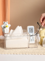 創意多功能紙巾盒擺件客廳茶幾餐巾紙盒現代簡約裝飾品抽紙收納盒