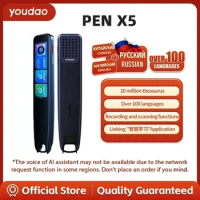 Youdao Translation Pen X5 Scan Learn Russian Korean 100+ Languages Words AI Recording Electronic Dictionary Chinese Interface