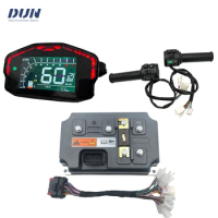 DUNELEC/VOTOL EM260S BOOST 500A 7KW FOC Controller with DKD CAN-BUS Display Throttle For Electric DC Hub/Mid-Drive Motor