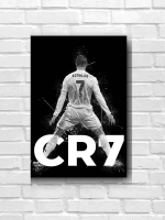 โปสเตอร์ Cristiano Ronaldo โรนัลโด้ CR7 Manchester United Manu นักฟุตบอล Poster รับทำ โปสเตอร์ติดผนั