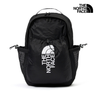 【The North Face】北面男女款黑色DWR防潑水便捷舒適休閒後背包｜52TB4HF
