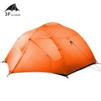 3F UL GEAR 3 Person 4 Season 15D Camping Tent Outdoor Ultralight Hiking Backpacking Hunting Waterproof Tents Waterproof Coating