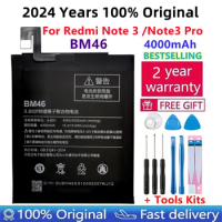 100% Orginal BM46 4050mAh Battery For Xiaomi Redmi Note 3 / Note 3 Pro BM46 Phone Replacement Batteries +Tools