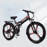 AK300 Folding Electric Mountain Bike 26 Inch Lithium Battery Transmission Bicycle 500w 13ah Including The Tax