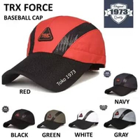 TOKO1973 Baseball cap : TRX FORCE - Topi Baseball Topi Olah Raga Summer cap Topi pria One Size NAVY