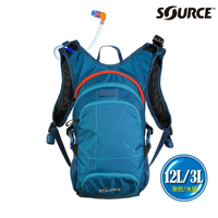 SOURCE 戶外健行水袋背包 Fuse 9L 2054129212 (附水袋3L) /  登山 單車 自行車 跑步 補水 抗菌