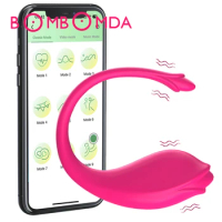 Wireless App Remote Control Vibrator Bluetooth Clit Stimulate G Spot Dildo Wear Vibrating Egg Panties Sex Toys for Women Adults