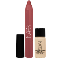 NARS 特霧絲柔精準唇筆(迷你)(#CRUELLA 185)(1.6g)+極霧柔光粉底露(#MONT BLANC LIGHT2)(4ml)(正貨)