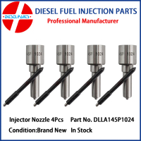 4x Đầu Phun Nhiên Liệu Diesel 093400 1024 DLLA145P1024 cho Toyota Hilux Hiace Innova 2.5d 2KD FTV 09