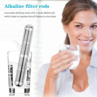 Stainless Steel Alkaline Water Stick Efficient Waste Removal Energy Nano Lonizer Mineral Energy Water Strainer Home Supplies