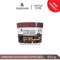 Purbasari Lulur Mandi 100gr - Lulur Badan Purbasari Coffee Milk