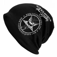 Women Men Testament Thrash Metal Band Winter Skullies Beanie Outfits Vintage Bonnet Knit Hat Stylish Hats Christmas Gift Idea