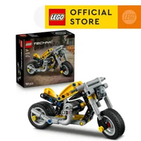LEGO Technic 42225 Yellow Motorbike (151 Pieces), Mainan Anak Laki-Laki, Mainan Mobil, Block