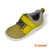 Combi日本康貝機能休閒童鞋-NICEWALK醫學級成長機能鞋A03YE黃(寶寶段.中小童段)