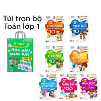 Sách - [ Lớp 1 ] - (Bộ 7 quyển): Trọn bộ Toán lớp 1 - Học chuyên sâu học đâu chắc đấy Toán 1