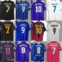 Vintage Jersey Football Shirt Classic Retro Replica Thai Version Jersey Neymar Kaka Bell Short Sleev