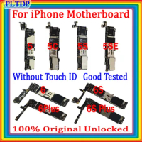 100% Original Without Touch ID For IPhone 5S 5C 5SE 6 Plus 6S Plus Motherboard Full Unlocked Clean ICloud Logic Board 100% Teste
