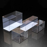 Acrylic Display Case For Collectibles Storage Display Box Organizer Protection Dustproof Showcase For Action Figures Perfume