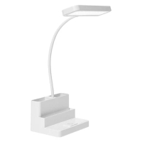 LED Table Lamp For Children Pen Storage Eye Protection Stepless Dimming Desk Lamp Study Student Lamp Office
