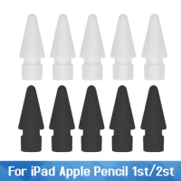 5Pcs Spare Nib Tip For Apple Pencil 1st 2st Fit for Stylus Touchscreen Pen with iPad Pro 11 2020 Air 1 2 5 6th