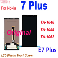 6.0" Original LCD For Nokia 7 Plus LCD Display Touch Screen Digitizer Assembly For Nokia E7 Plus LCD TA-1046 TA-1055 TA-1062
