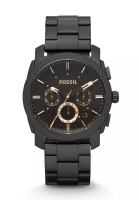 Fossil Machine Black Stainless Steel Watch FS4682