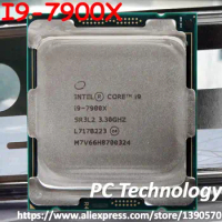 Original Intel Core I9 I9-7900X SR3L2 CPU 10-cores 3.30GHZ 13.75MB 14nm LGA2066 I9 7900X processor free shipping