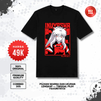Kaos Anime Inuyasha Anak / Baju Kartun Distro Anak Laki-Laki Perempuan / Fashion Kekinian / T-Shirt