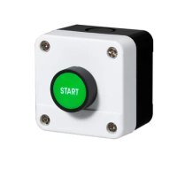 Start Sign Self-reset Industrial Control Momentary Waterproof Button Box Switch Push Button Switch P